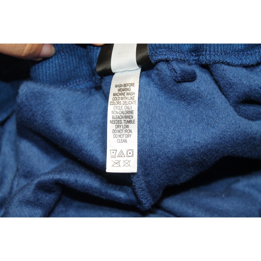 Felina Velour Lounge Set Womens XXL Blue Zip Hoodie Jogger Pants 2 Piece - Picture 14 of 14